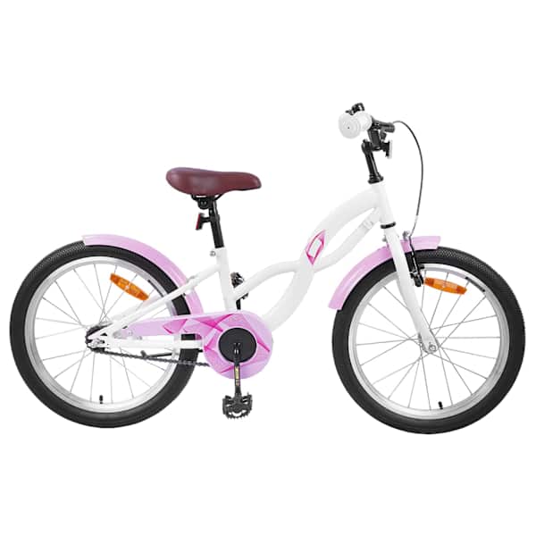 vidaXL Laste Bike 20 Tolli vanuses 6-11 aastat Valge