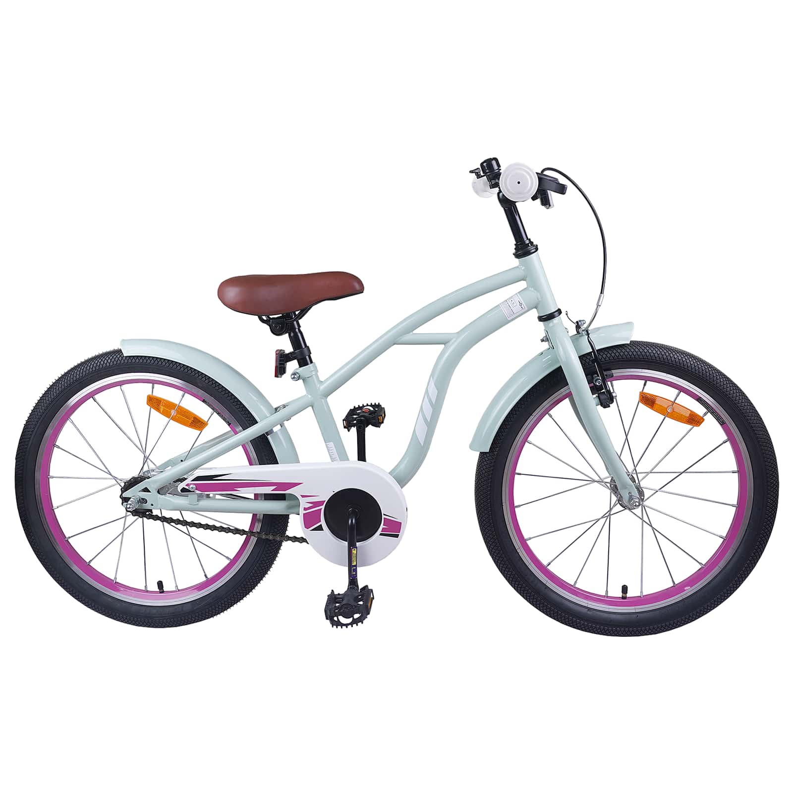 vidaXL Bicicletă pentru Copii 22 Inci pentru 7-12 ani Verde deschis