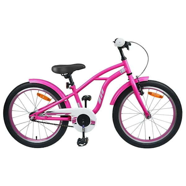 vidaXL Laste Bike 22 Tolli 7-12 aastastele Tumepink