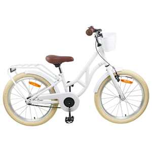 vidaXL Laste Bike 20 Tolli vanuses 6-11 aastat Valge