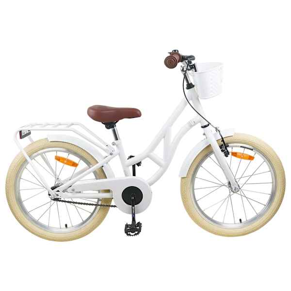 vidaXL Laste Bike 24 Tolli 8-12 aastastele Valge