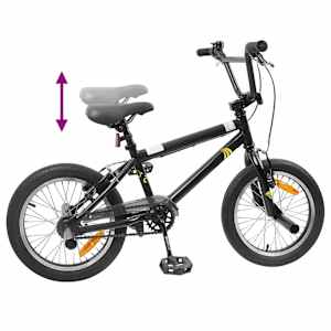 BMX Kolo 20 palců pro děti od 9 let Černá - obrázek 7
