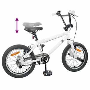 BMX Kolo 20 palců pro děti od 9 let Bílá - obrázek 7