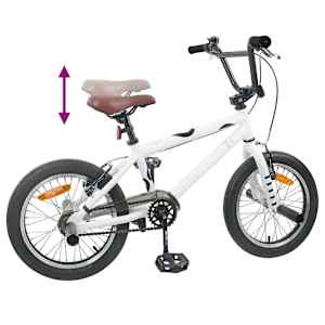 BMX Kolo 16 palců pro 5-8 let Bílá - obrázek 7