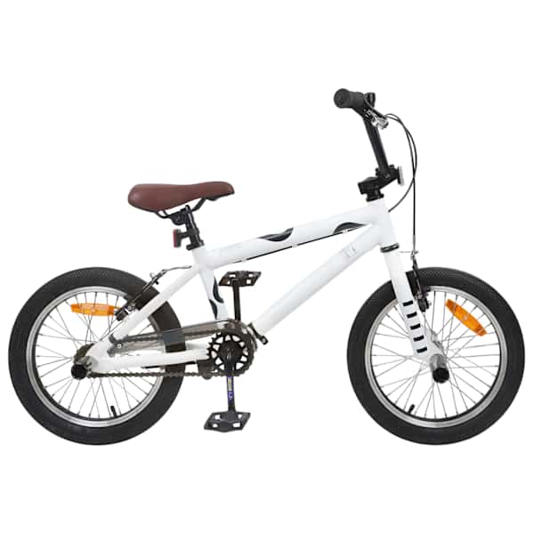 vidaXL BMX Bike 16 Tolli 5-8 aastastele Valge