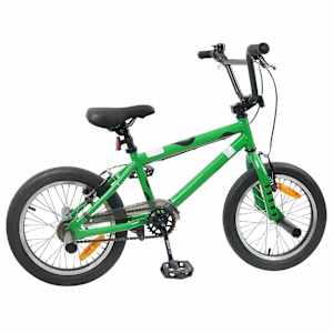 BMX Kolo 16 palců pro 5-8 let Zelená - obrázek 3