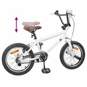 BMX Kolo 16 palců pro 5-8 let Bílá - obrázek 7