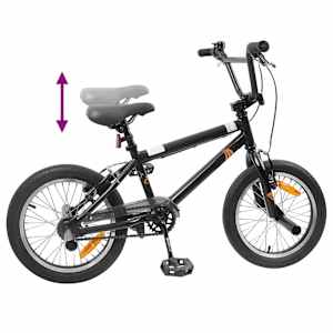 BMX Kolo 20 palců pro 9 let Černá - obrázek 7