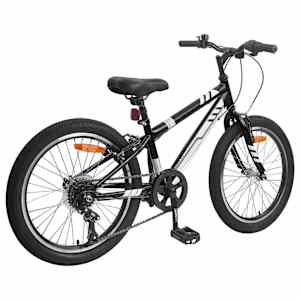 Horské Kolo 20 palců 6-Speed pro děti od 5 do 8 let Černá - obrázek 3