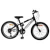 vidaXL M&auml;gi Bike 20 Tolli 6-Kiirus 5-8 aastastele Must