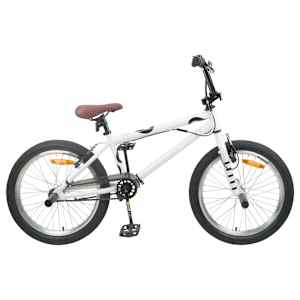 vidaXL BMX Bike 20 Tolli &uuml;le 9 aasta vanused Valge