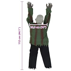 Halloween lezoucí zombie Zelená 112 x 25.5 x 21.5 cm Polyester - obrázek 9