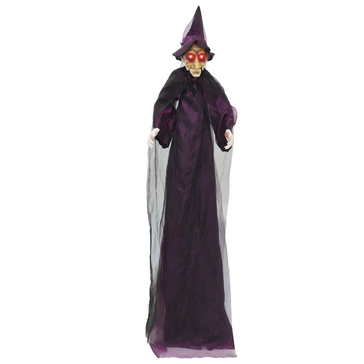 Hængende Halloween talende heks Lilla 216 x 125 cm Polyester - Billede 2