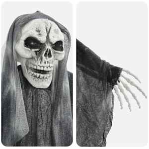 Halloweenský visící duch 3 pcs Černá 66 x 110 cm Polyester - obrázek 7