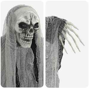 Halloweenský visící duch 3 pcs Černá 66 x 110 cm Polyester - obrázek 8
