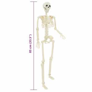 Halloweenský kostlivec 2 pcs Bílá 85 cm PVC - obrázek 8