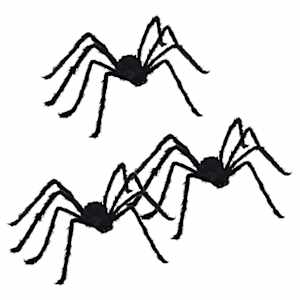 Halloweenská pavoučí dekorace 3 pcs Černá 150 cm - obrázek 2