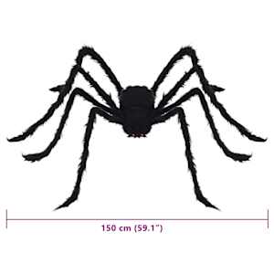 Halloweenská pavoučí dekorace 3 pcs Černá 150 cm - obrázek 10