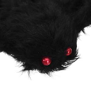 Halloweenská pavoučí dekorace 6 pcs Černá 75 cm - obrázek 7