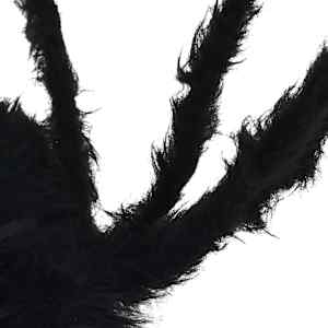 Halloweenská pavoučí dekorace 6 pcs Černá 75 cm - obrázek 8