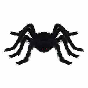 Halloweenská pavoučí dekorace 6 pcs Černá 75 cm - obrázek 6