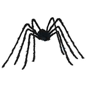 Halloweenová dekorace pavouka s pavučinami 2 pcs Černá a bílá - obrázek 4