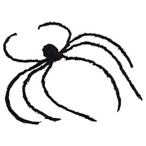 Halloweenová dekorace pavouka s pavučinami 2 pcs Černá a bílá - obrázek 5