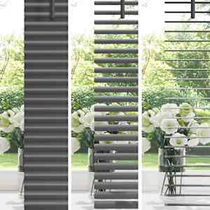 Venet školní žaluzie Stříbrně šedá 150 x 80 cm 25 mm PVC - obrázek 4