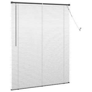Venet školní žaluzie Stříbrně šedá 150 x 120 cm 25 mm PVC - obrázek 5
