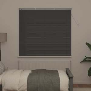 Venet školní žaluzie Stříbrně šedá 150 x 140 cm 25 mm PVC - obrázek 3