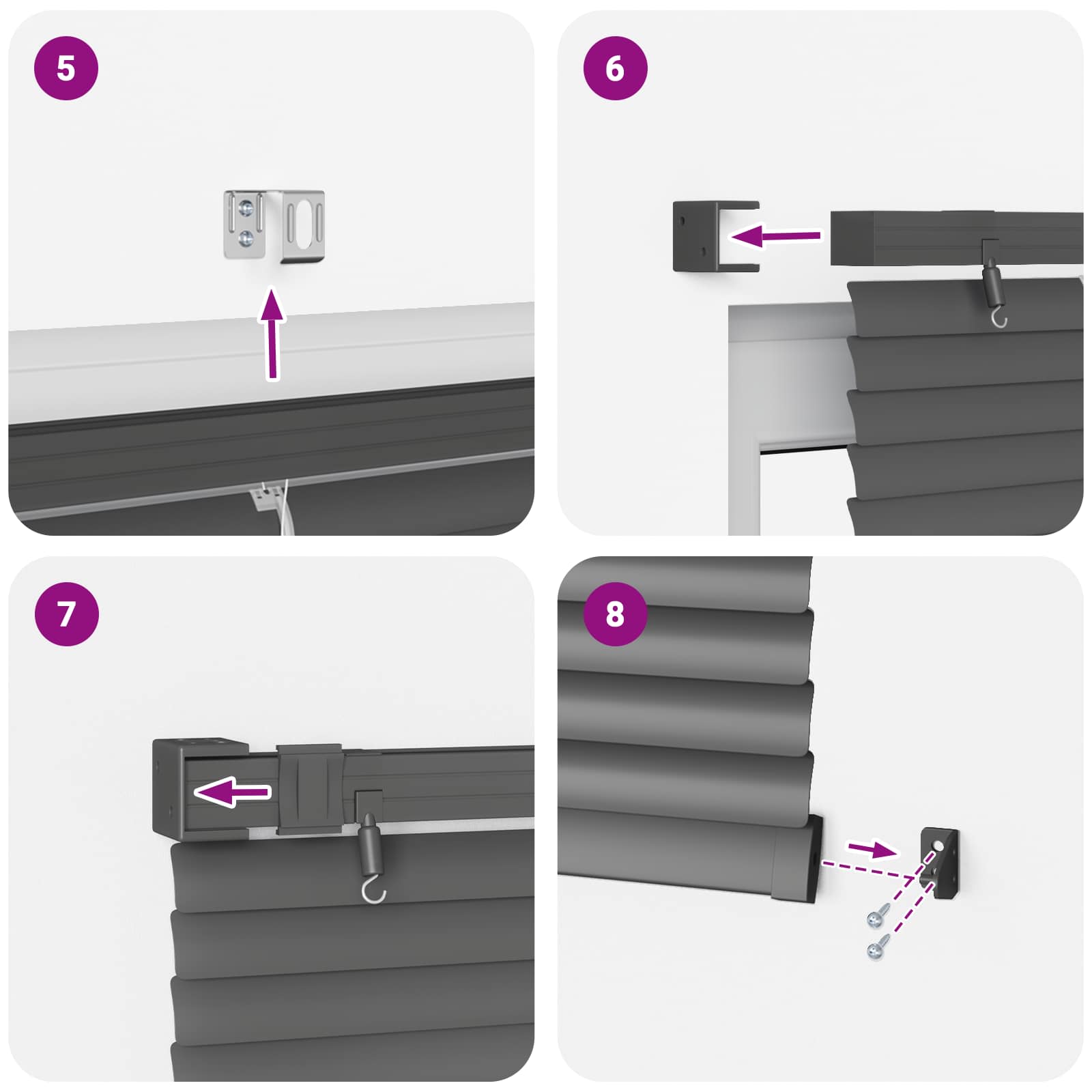 Venetiaanse Blind Verstelbaar Zilvergrijs 150 x 150 cm PVC image 12