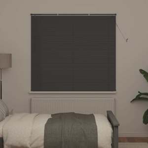 Venet školní žaluzie Stříbrně šedá 150 x 150 cm 25 mm PVC - obrázek 3