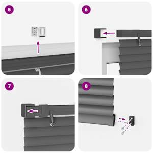 Venet školní žaluzie Stříbrně šedá 213 x 100 cm 25 mm PVC - obrázek 14