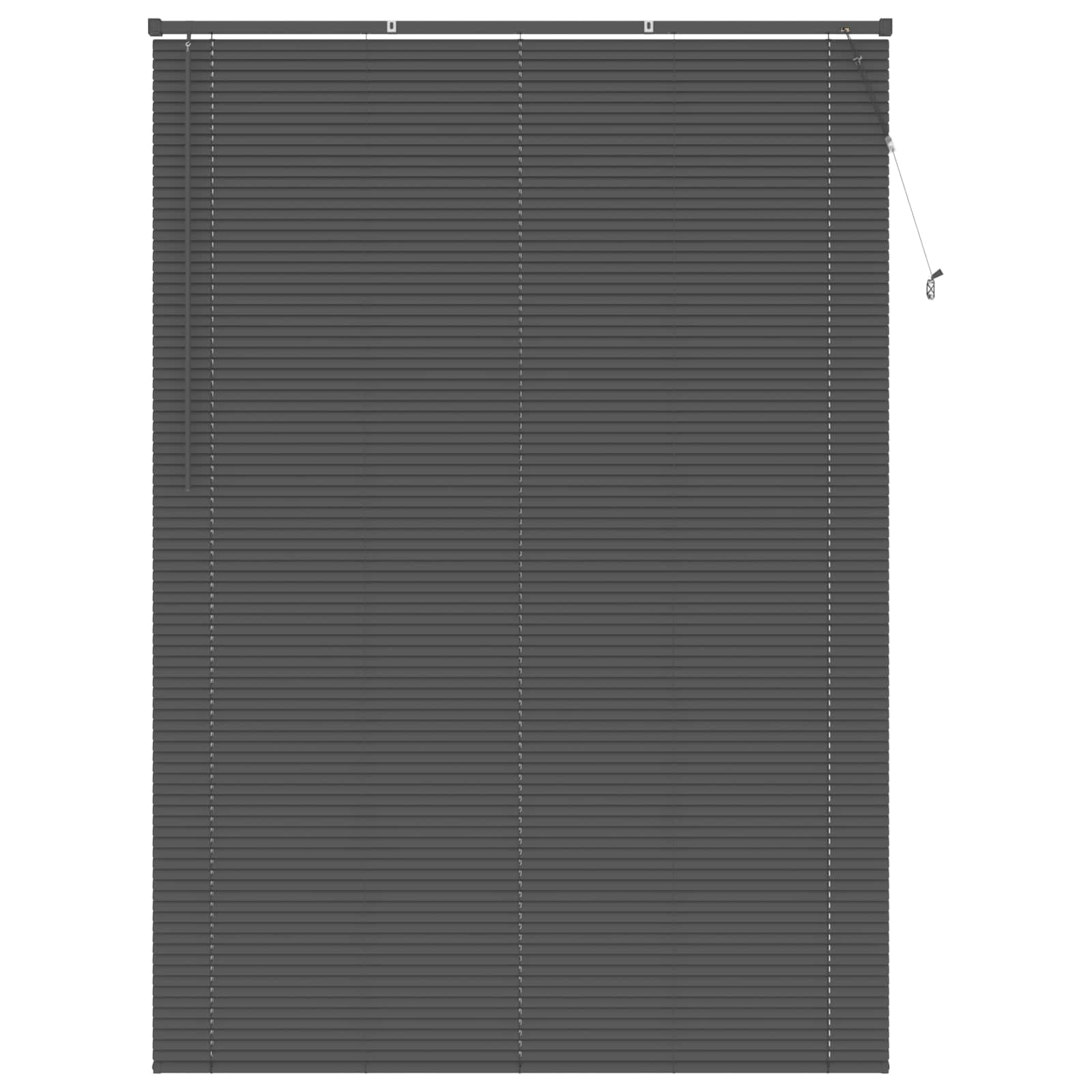 VidaXL Venetiaan Blind Verstelbaar Zilvergrijs 213 X 130 Cm Pvc