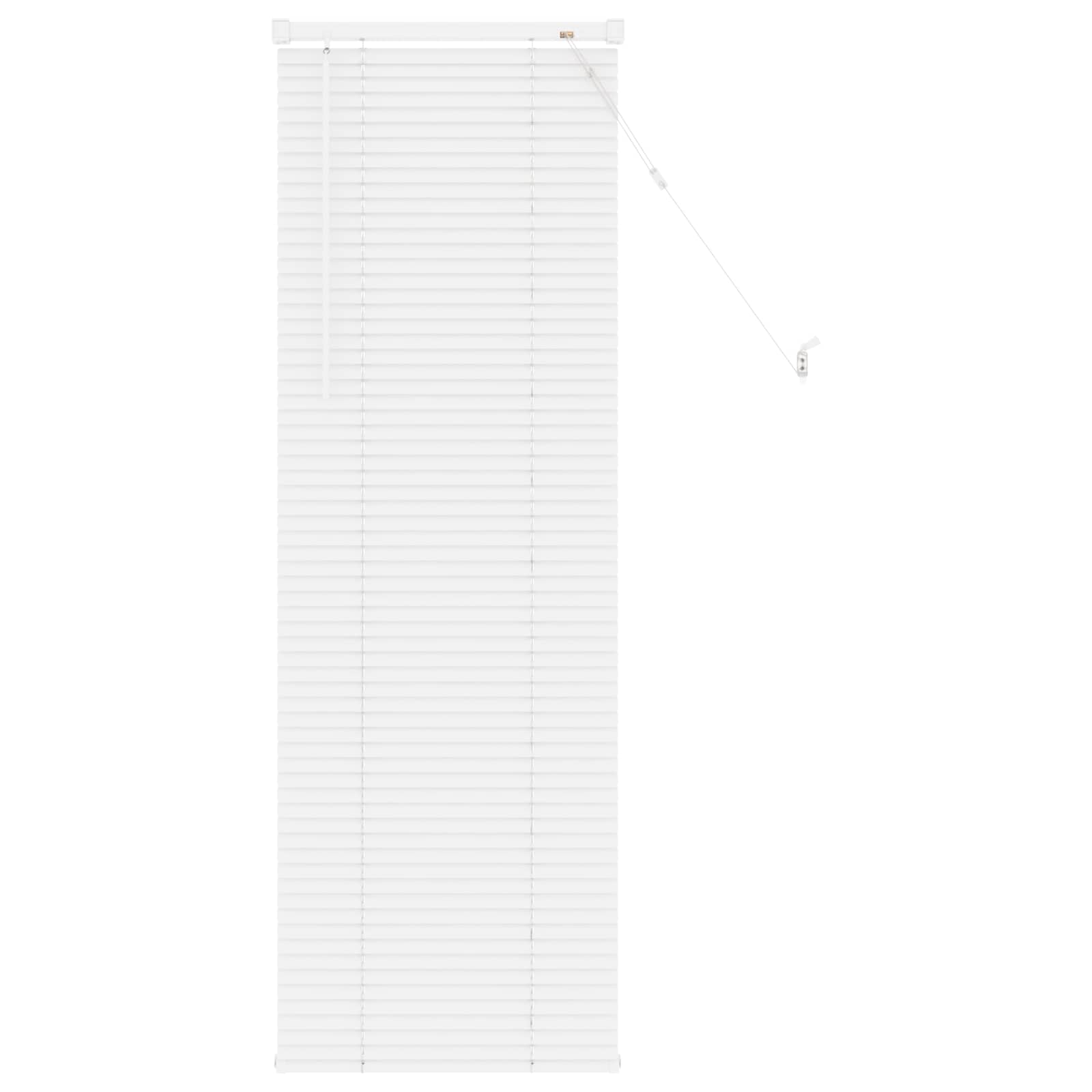 Venecijanska žaluzija Prilagodljiva Bela 150 x 60 cm PVC - slika 2