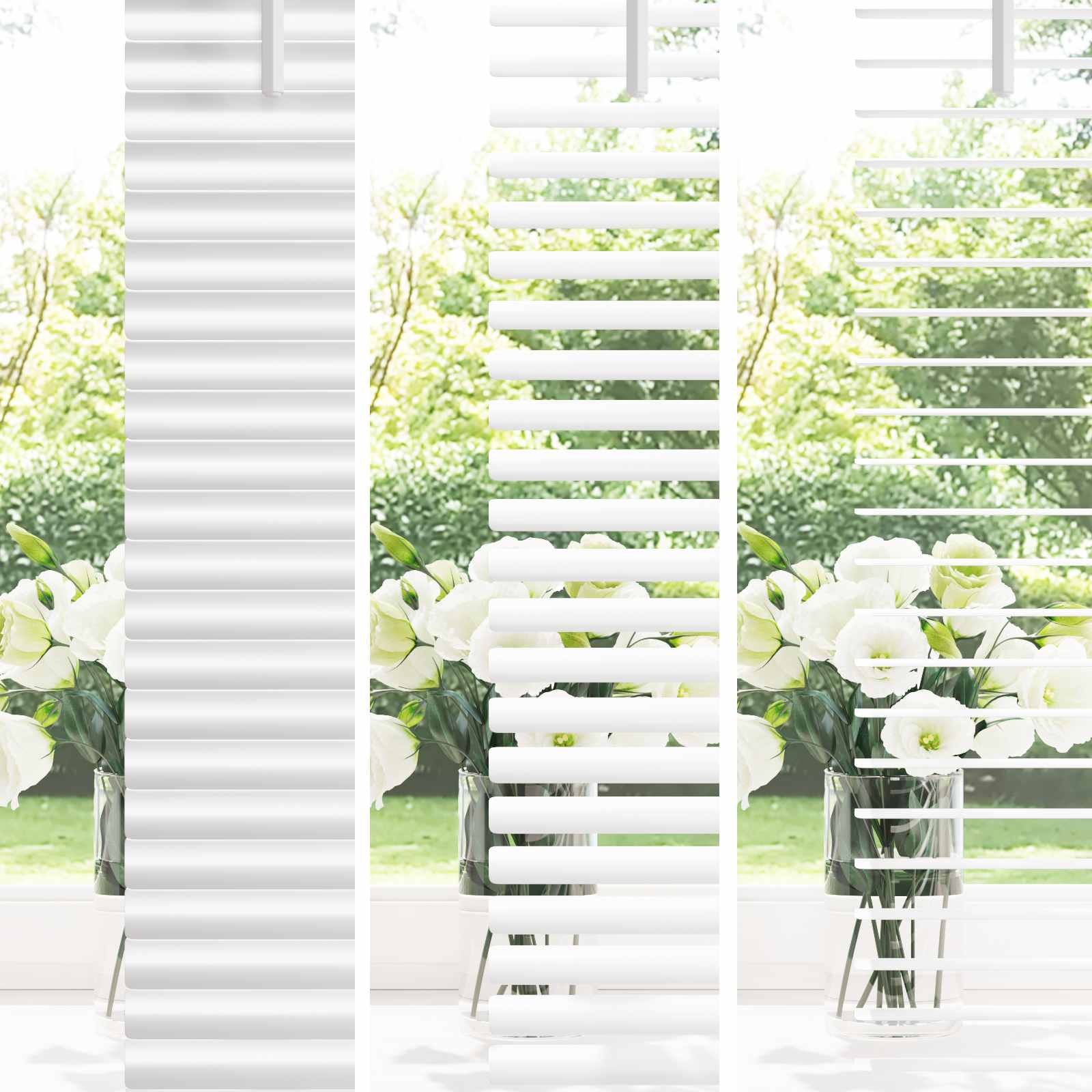 Venetiaanse Blind Verstelbaar Wit 150 x 70 cm PVC image 4
