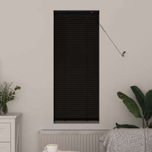 Venet školní žaluzie Černý 150 x 50 cm 25 mm PVC - obrázek 3