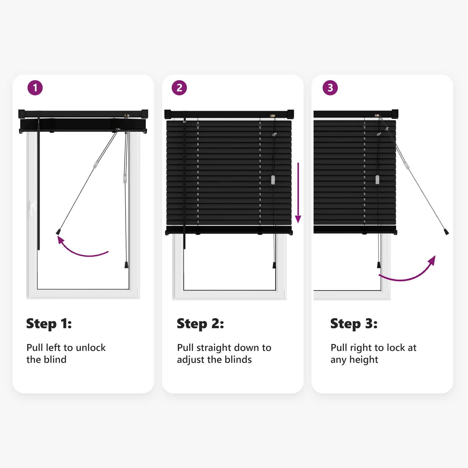 Venetiaanse Blind Verstelbaar Zwart 150 x 60 cm PVC image 12