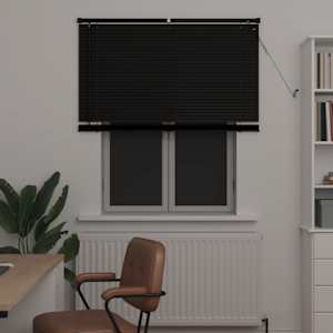 Venet školní žaluzie Černý 150 x 120 cm 25 mm PVC - obrázek 3