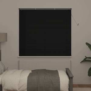 Venet školní žaluzie Černý 150 x 160 cm 25 mm PVC - obrázek 3