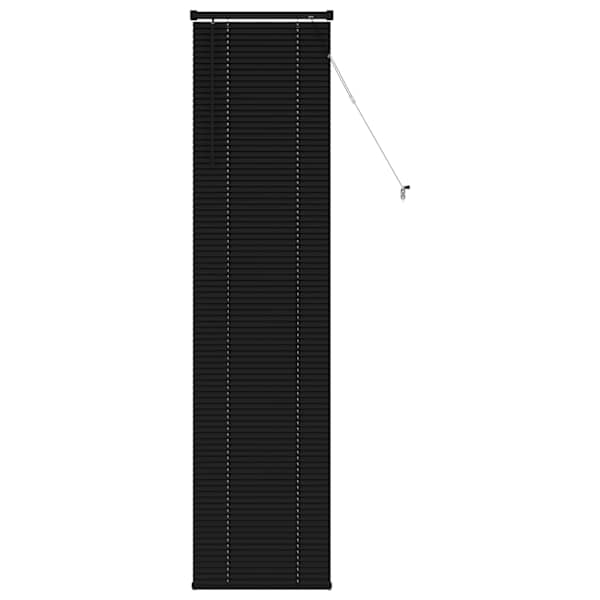 vidaXL Veneetsia rulo Must 213 x 50 cm 25 mm PVC