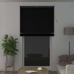 Venet školní žaluzie Nastavitelná Černý 213 x 110 cm PVC - obrázek 3