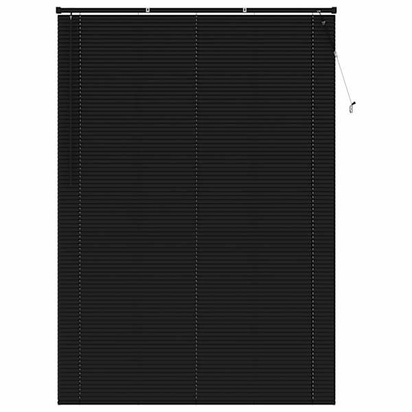 vidaXL Veneetsia rulo Must 213 x 130 cm 25 mm PVC