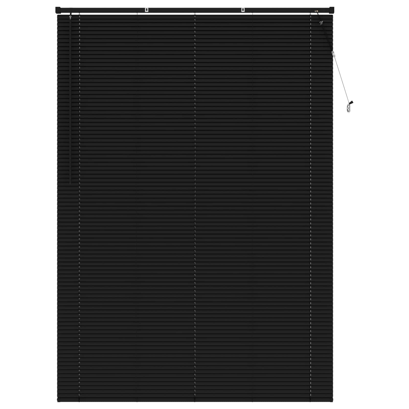 VidaXL Venetiaan Blind Verstelbaar Zwart 213 X 130 Cm Pvc