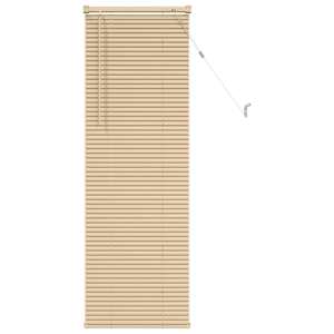 vidaXL Veneetsia rulo Helepruun mustriga 150 x 40 cm 25 mm PVC