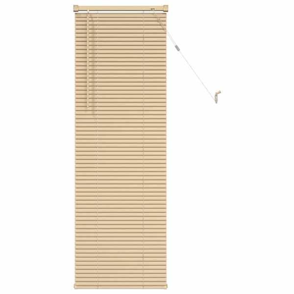vidaXL Veneetsia rulo Helepruun mustriga 150 x 40 cm 25 mm PVC