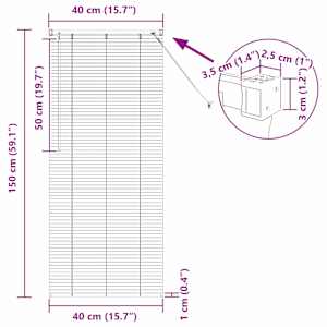 Venet školní žaluzie Světle hnědá s vzorem 150 x 40 cm 25 mm - obrázek 10