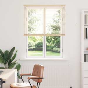 Venet školní žaluzie Světle hnědá s vzorem 150 x 90 cm 25 mm - obrázek 1