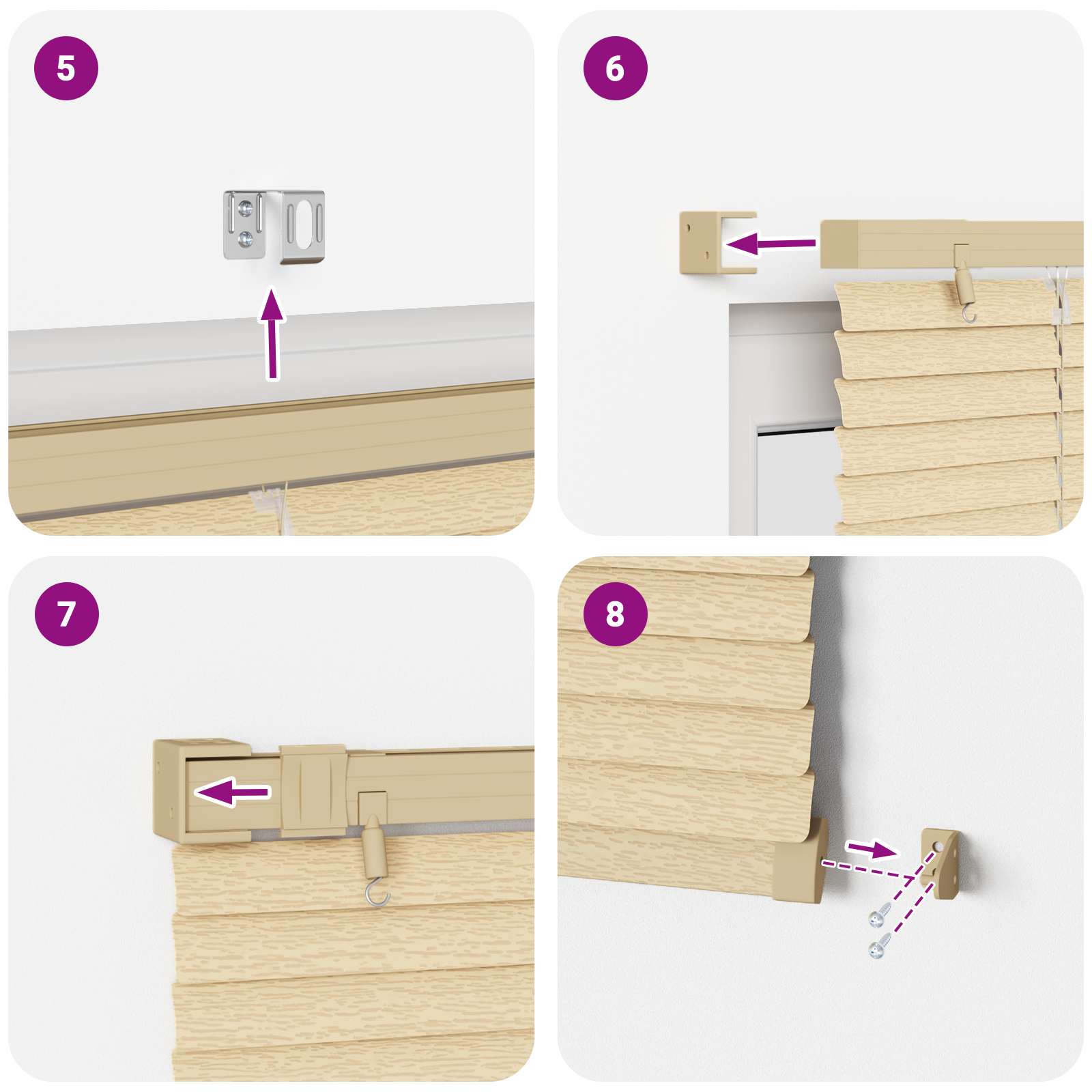 Venetiaanse Blind Lichtbruin met Patroon 150 x 100 cm PVC image 12