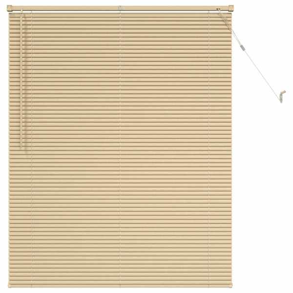 vidaXL Veneetsia rulo Helepruun mustriga 150 x 120 cm 25 mm PVC